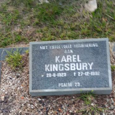KINGSBURY Karel 1929-1992