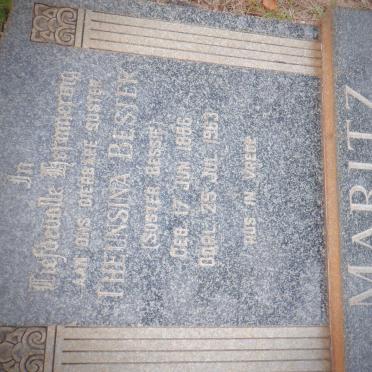 MARITZ Theunsina Bester 1886-1963