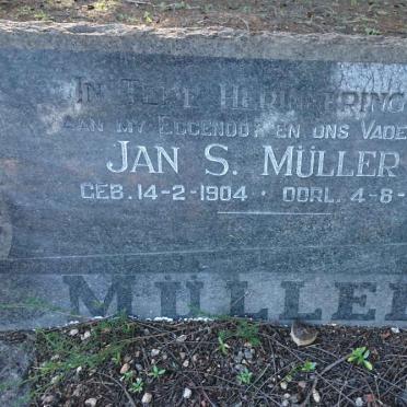 MÜLLER Jan S. 1904-1949