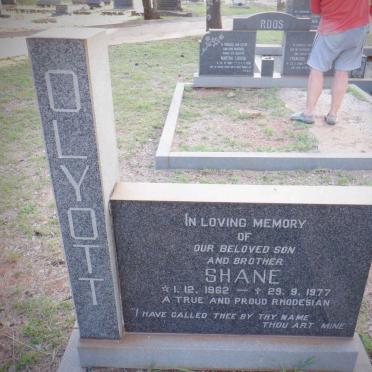 OLYOTT Shane 1962-1977
