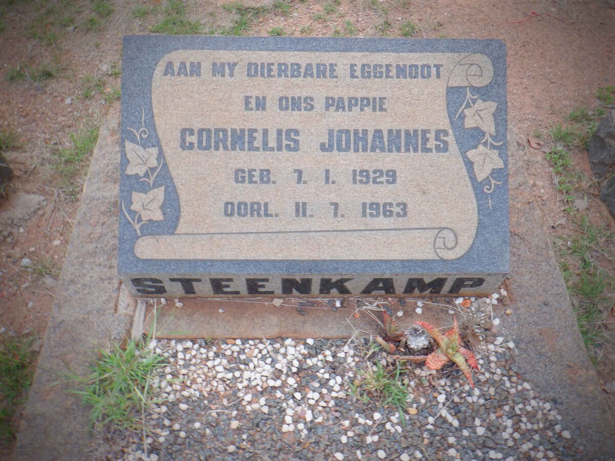 STEENKAMP Cornelis Johannes 1929-1963