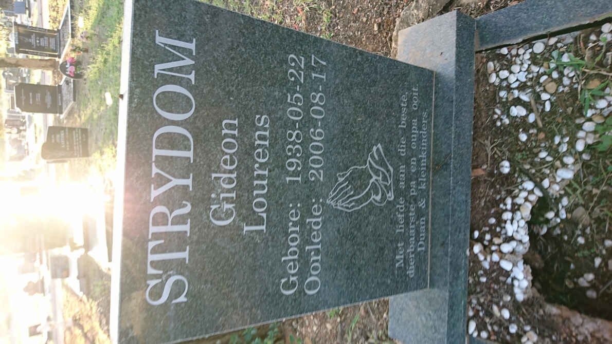 STRYDOM Gideon Lourens 1938-2006