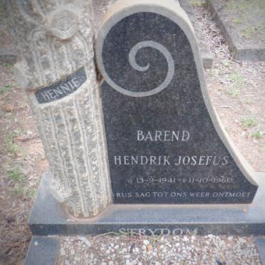 STRYDOM Barend Hendrik Josefus 1941-1960