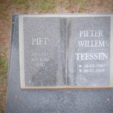 TEESSEN Pieter Willem 1947-2005