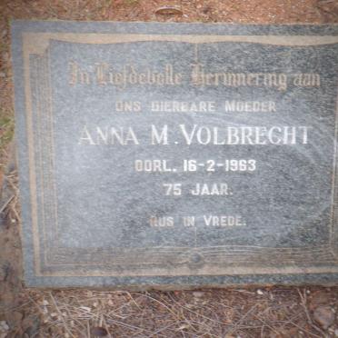 VOLBRECHT Anna M. -1963