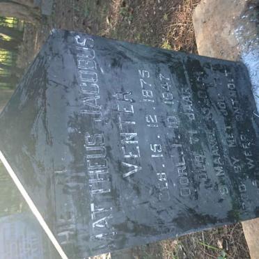 VENTER Mattheus Jacobus 1875-1947