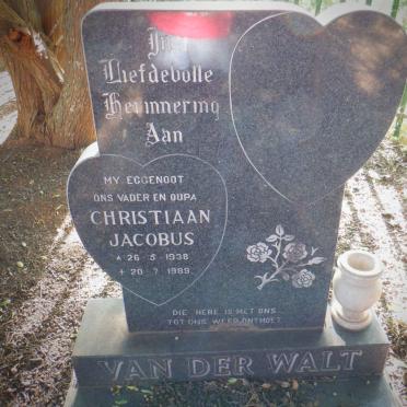 WALT Christiaan Jacobus, van der 1938-1989