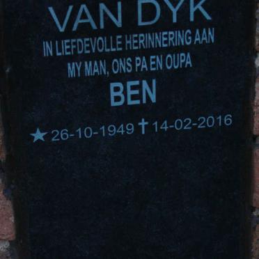 DYK Ben, van 1949-2016