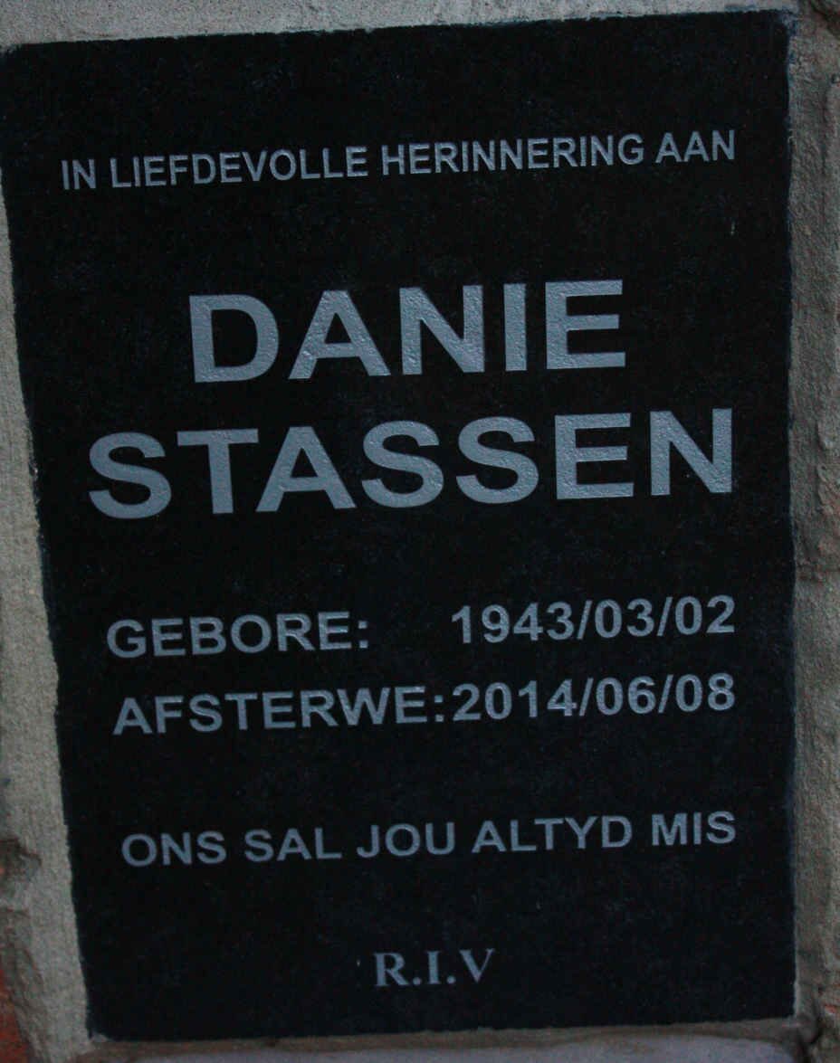 STASSEN Danie 1943-2014