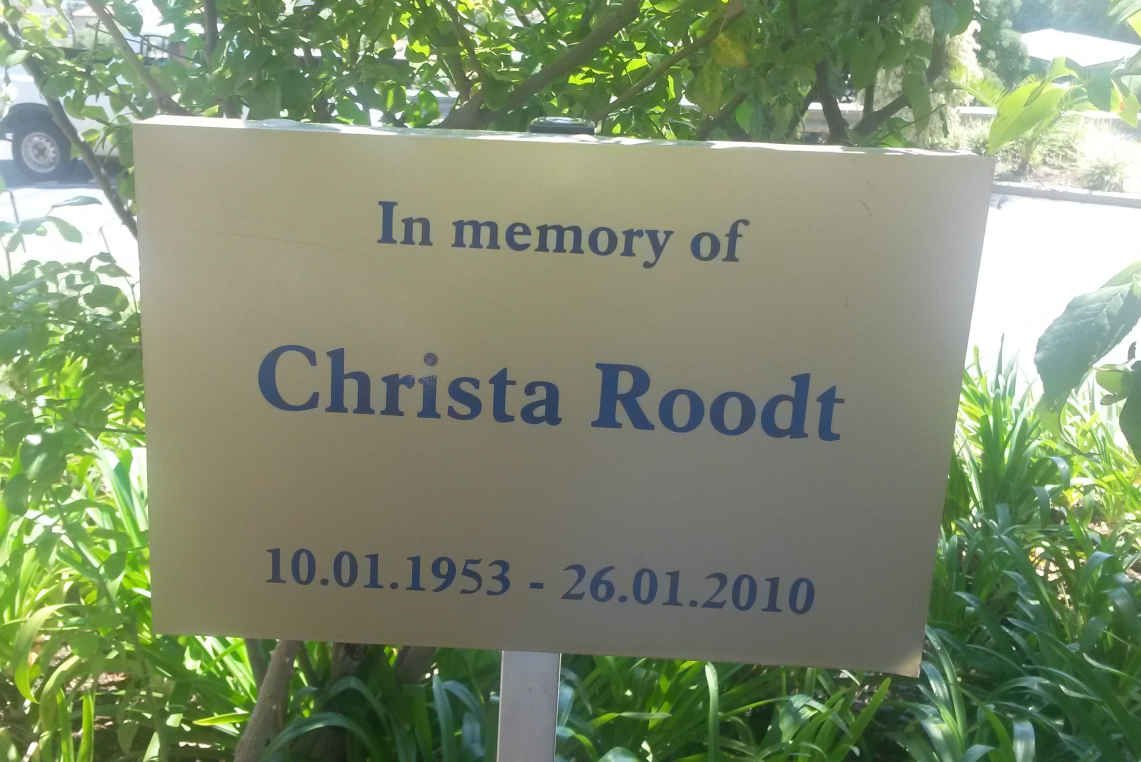 ROODT Christa 1953-2010