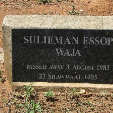 WAJA Sulieman Essop -1983
