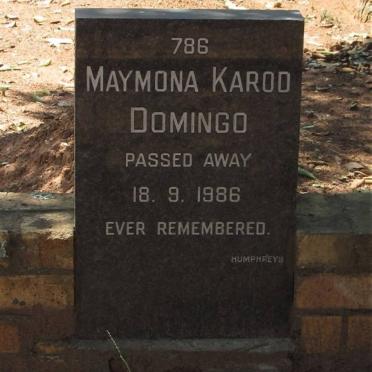 DOMINGO Maymona Karod -1986