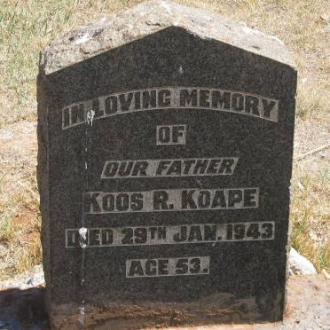 KOAPE Koos R. -1943