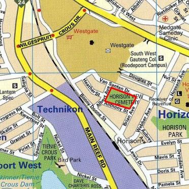 1. Roodepoort Horizon View Map