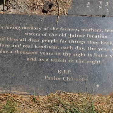 Juliwe Location Memorial