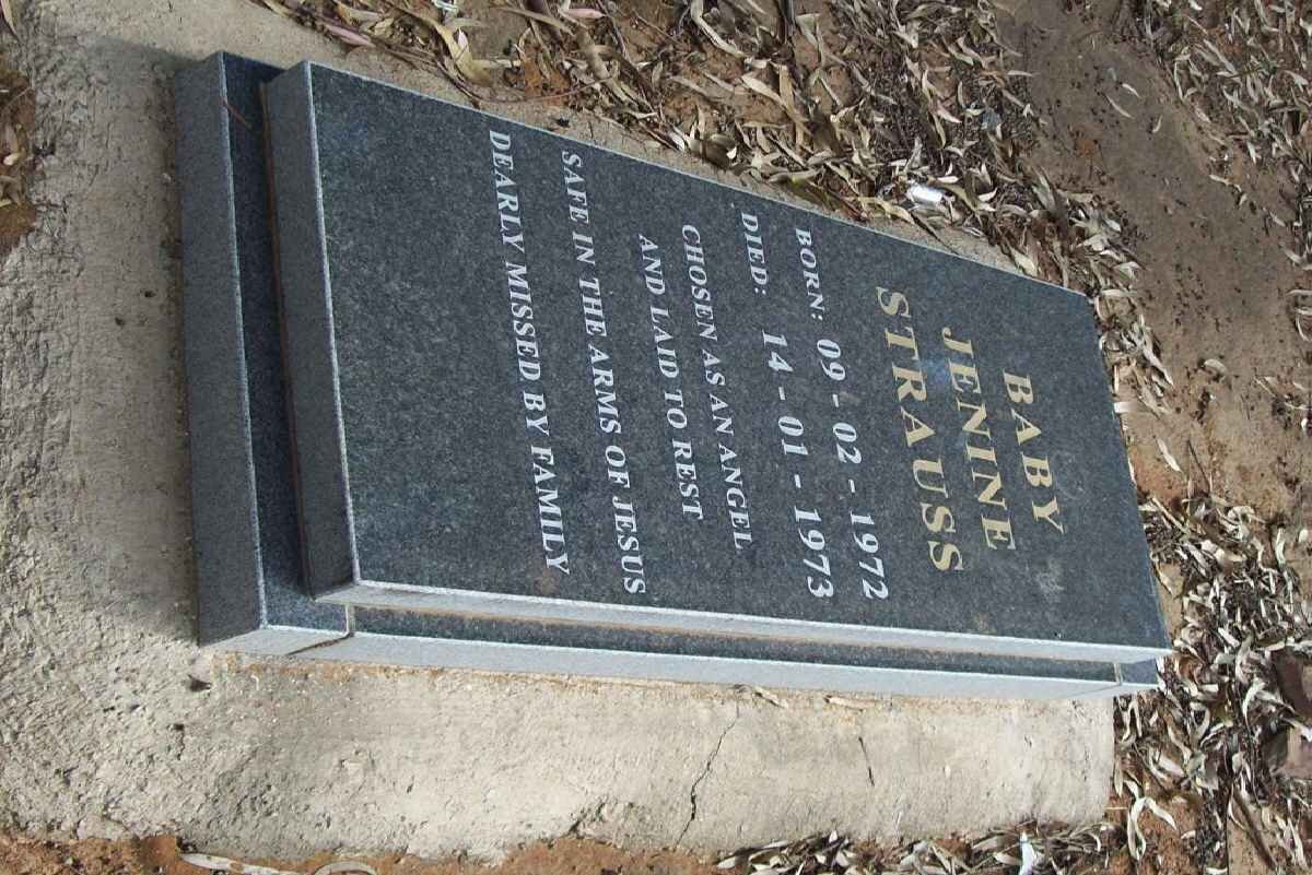 STRAUSS Jenine 1972-1973