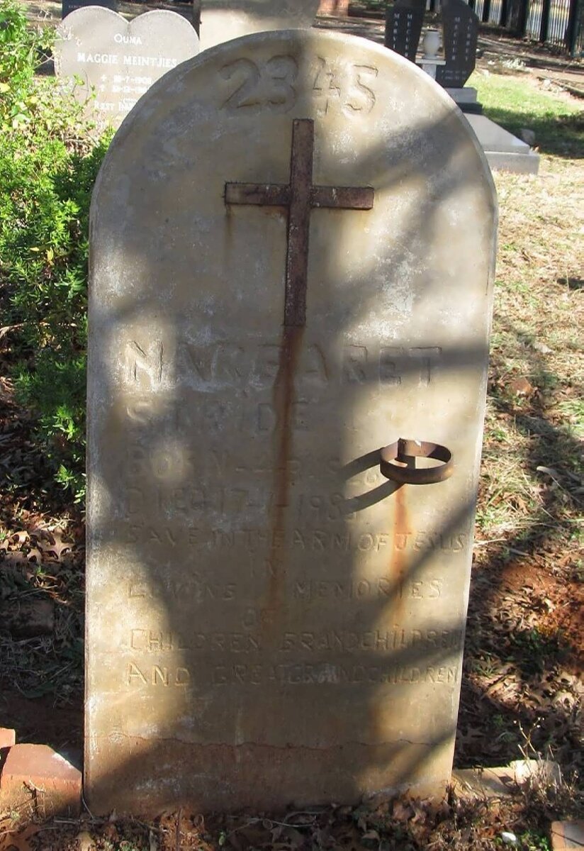 STRIDE Margaret 192?-1983