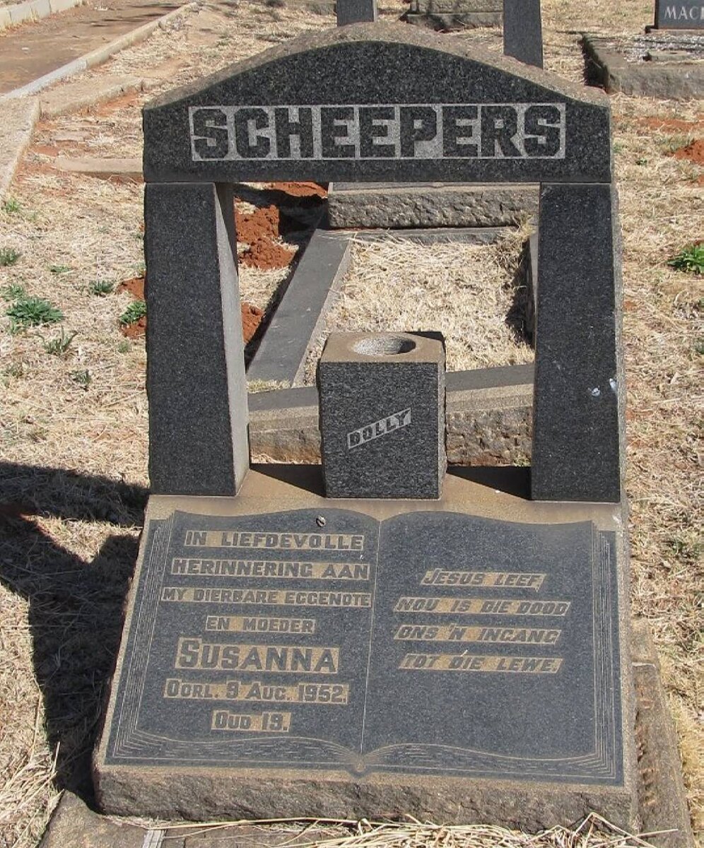 SCHEEPERS Susanna -1952