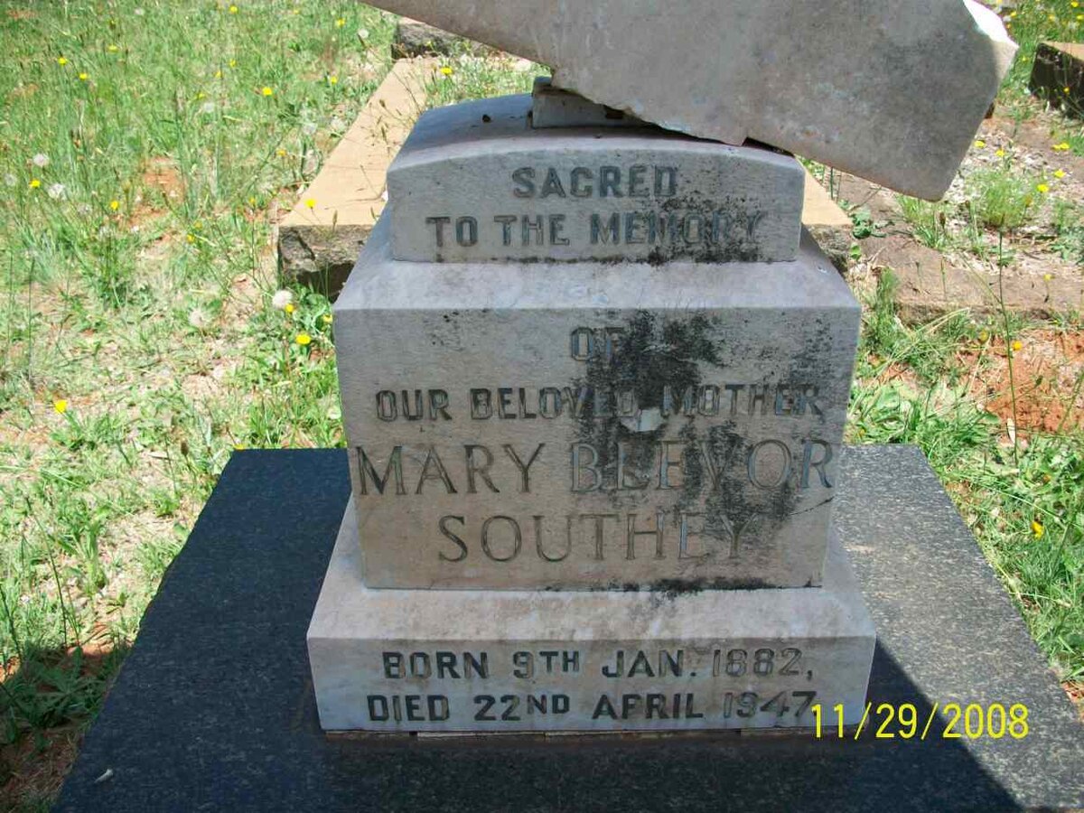 SOUTHEY Mary Beevor 1882-1947