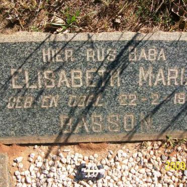 BASSON Elisabeth Maria 1949-1949