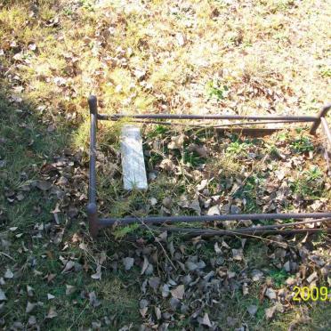 ?  Unmarked child's grave