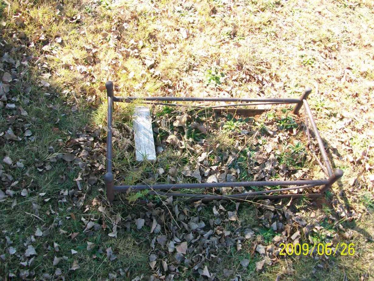 ?  Unmarked child's grave