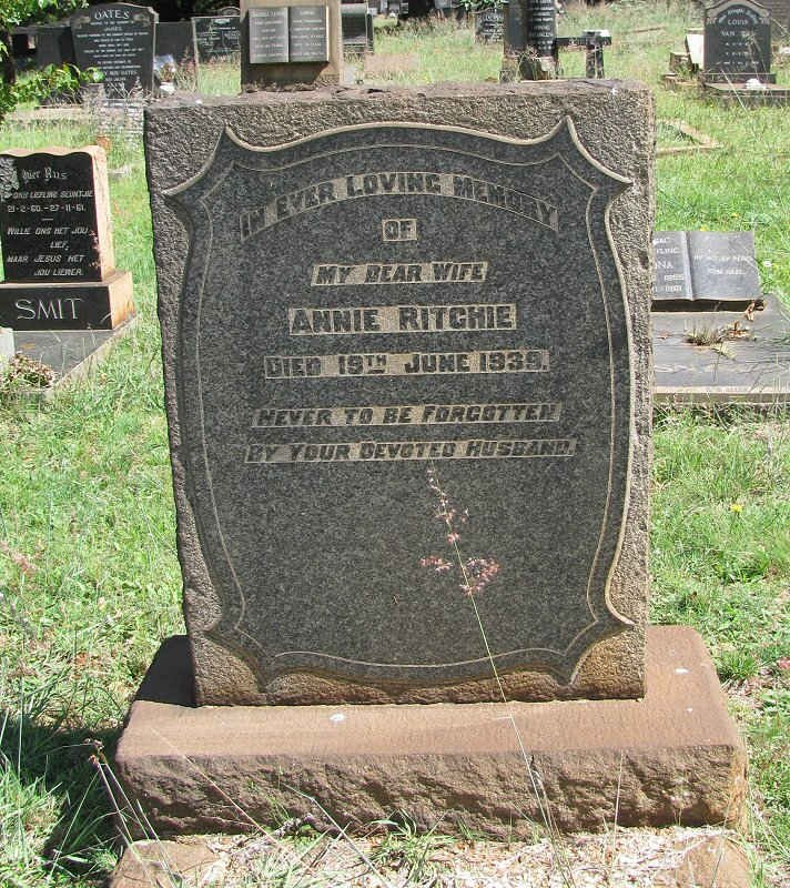 RITCHIE Annie -1939
