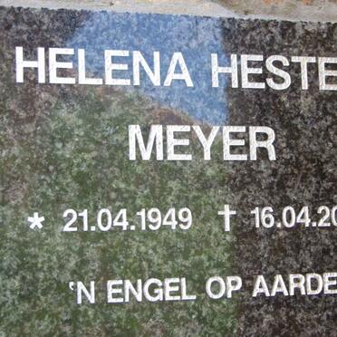 MEYER Helena Hester 1949-2012