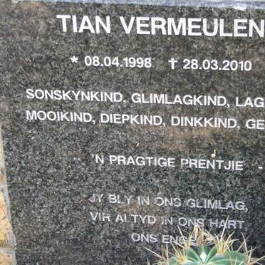 VERMEULEN Tian 1998-2010