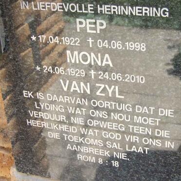 ZYL Pep, van 1922-1998 &amp; Mona 1929-2010