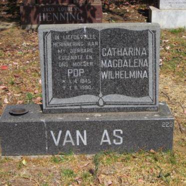 AS Catharina Magdalena Wilhelmina, van 1945-1990