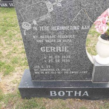 BOTHA Gerrie 1935-1995