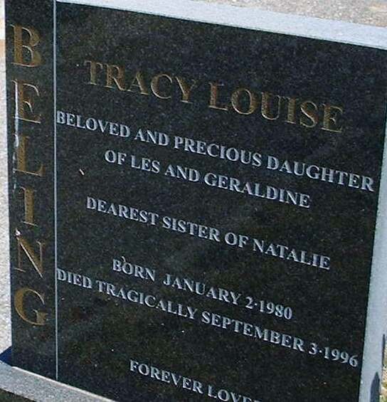 BELING Tracy Louise 1980-1996