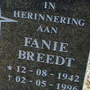 BREEDT Fanie 1942-1996