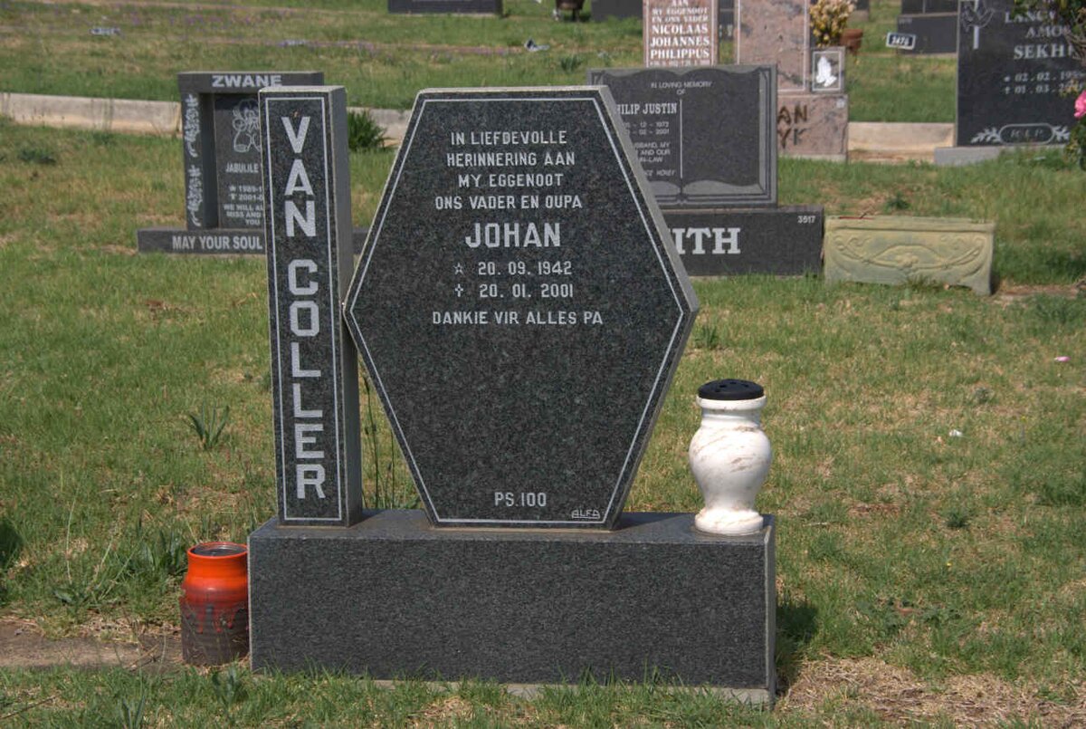 COLLER Johan, van 1942-2001