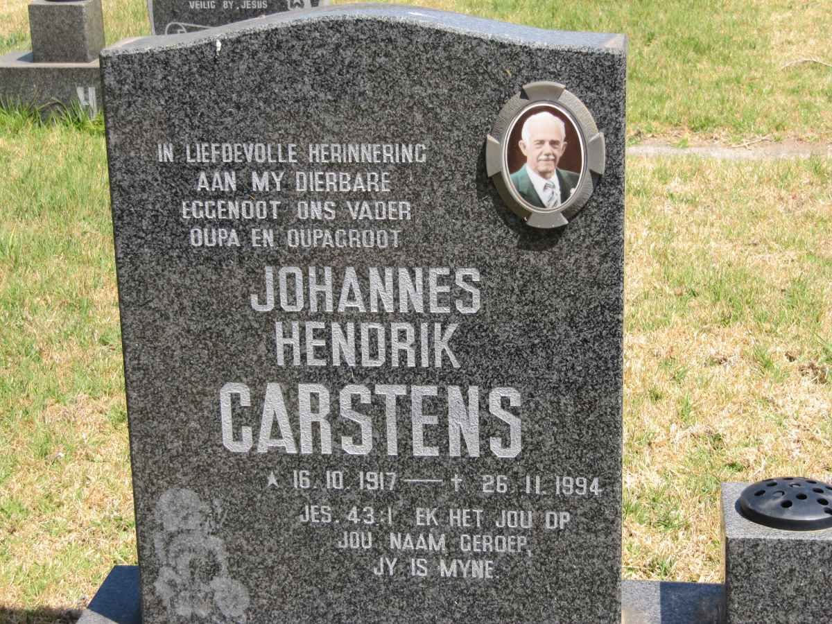 CARSTENS Johannes Hendrik 1917-1994