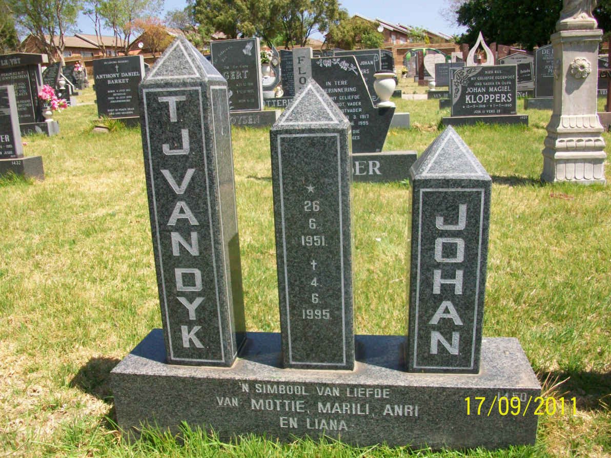 DYK T.J., van 1951-1995