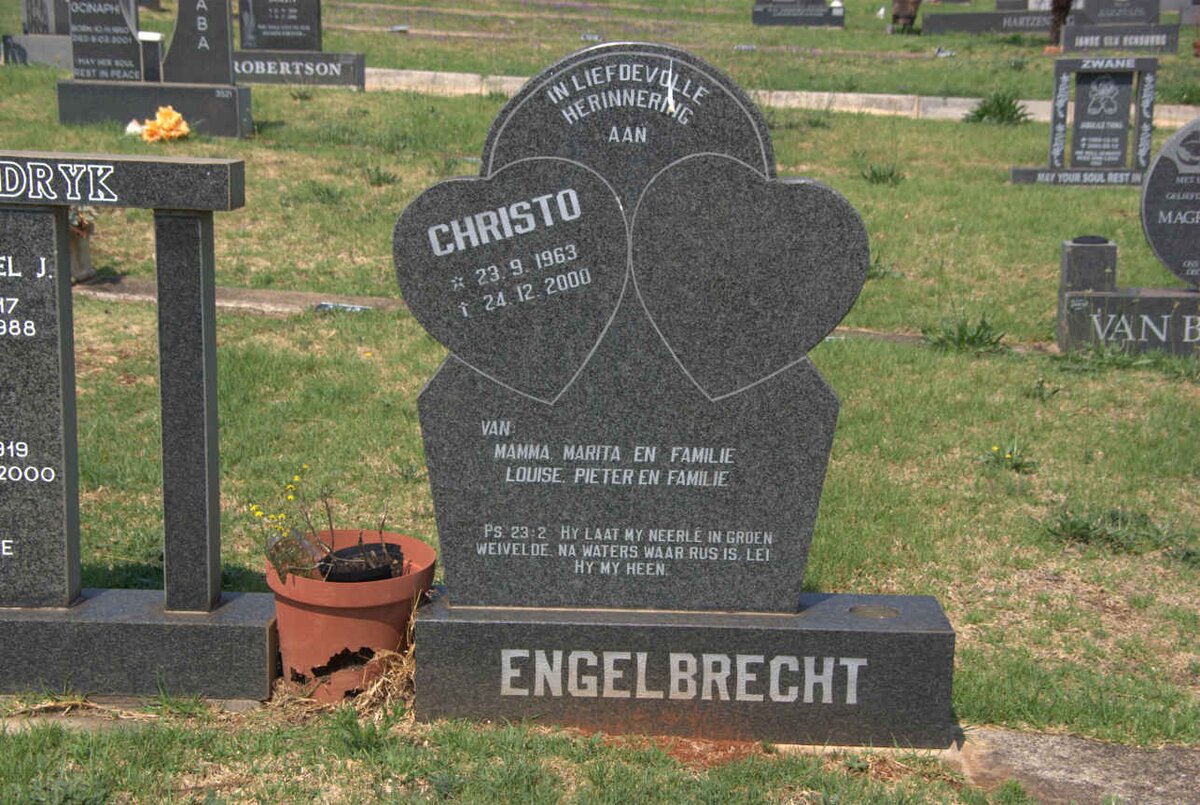 ENGELBRECHT Christo 1963-2000