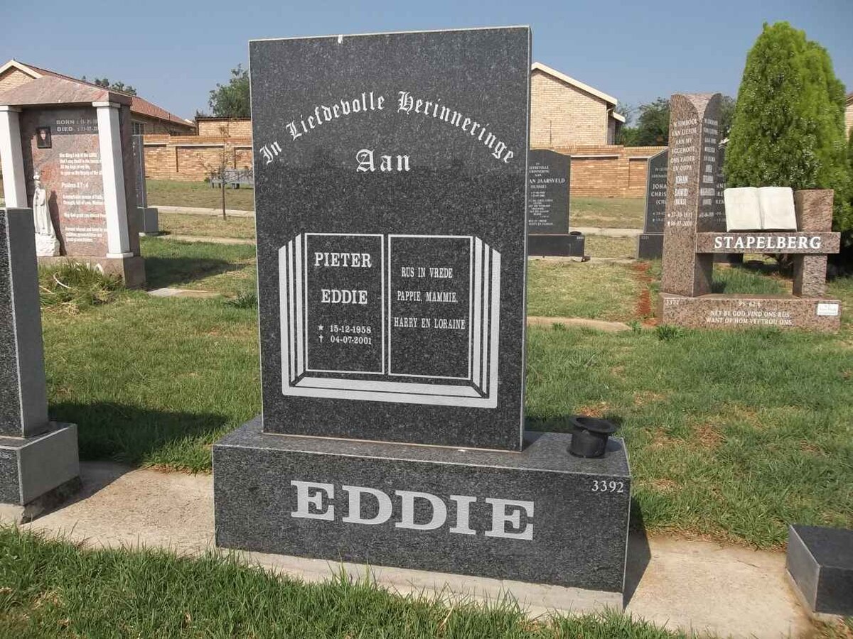 EDDIE Pieter 1958-2001