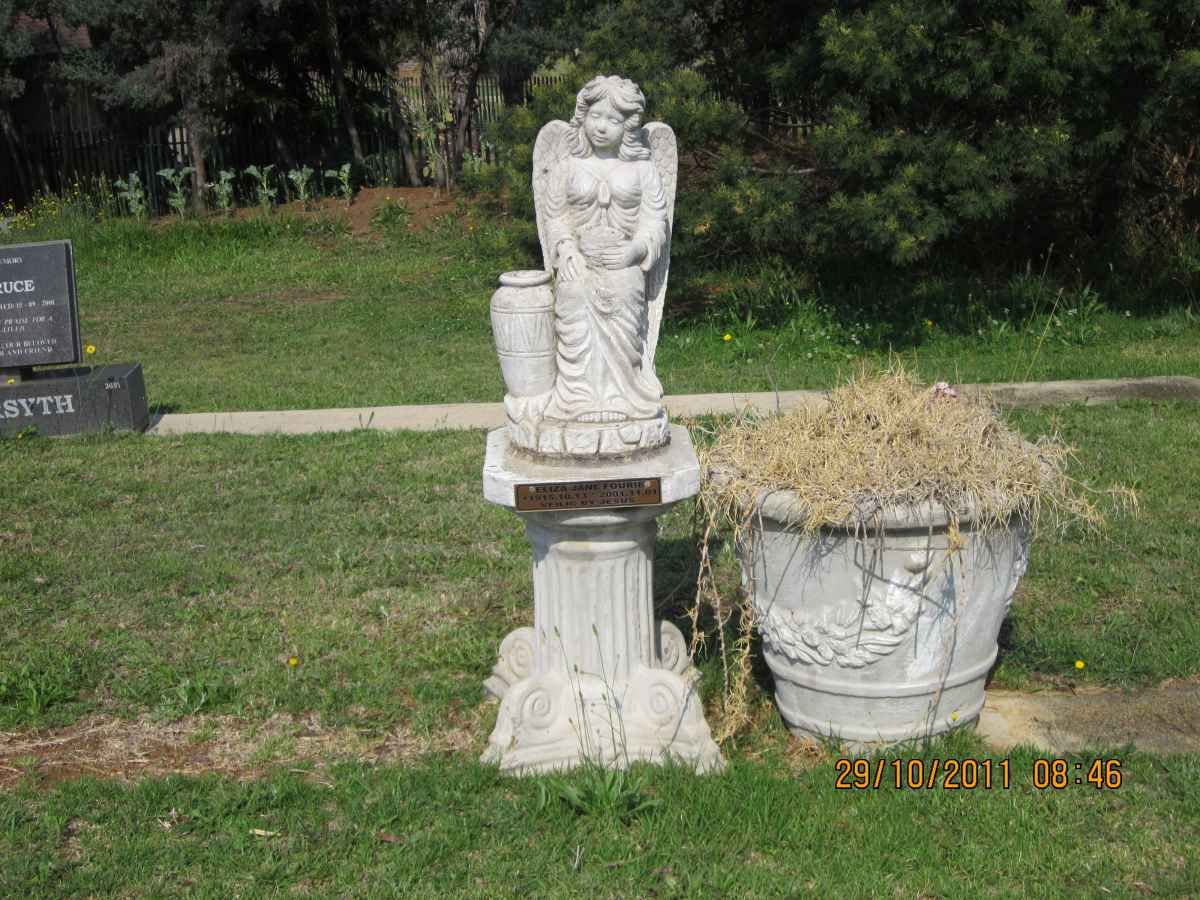 FOURIE Eliza Jane 1915-2001