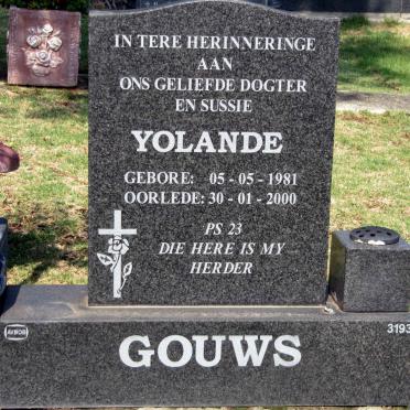 GOUWS Yolande 1981-2000