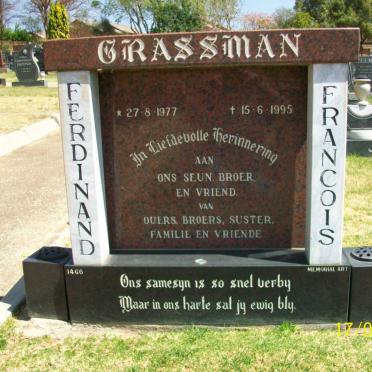 GRASSMAN Ferdinand Francois 1977-1995