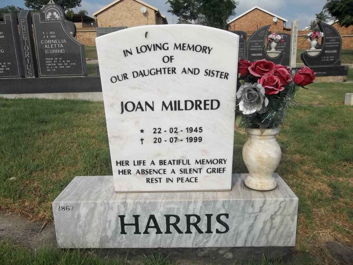HARRIS Joan Mildred 1945-1999