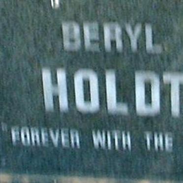 HOLDT Beryl