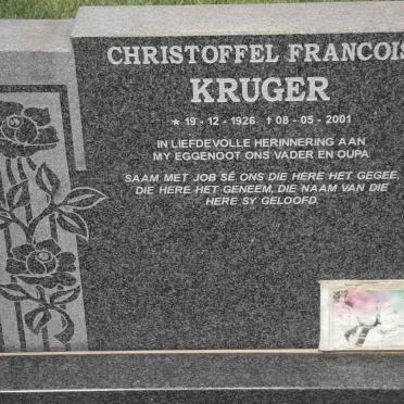 KRUGER Christoffel Francois 1926-2001