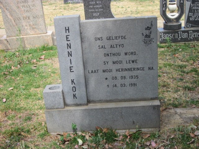 KOK Hennie 1935-1991