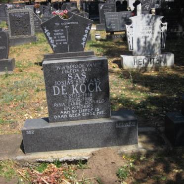 KOCK Josias Servaas, de 1918-1992