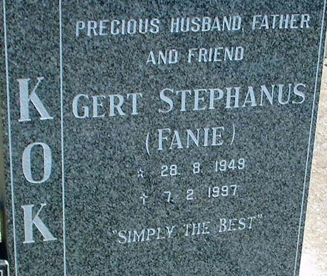 KOK Gert Stephanus 1949-1997