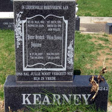 KEARNEY Pieter Hendrik Johannes 1917-2002 :: KEARNEY Willem Jacobus 1949-1999