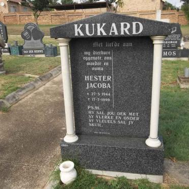 KUKARD Hester Jacoba 1944-1999